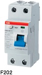 2CSF202001R1250 Выключатель дифференциального тока ВДТ (УЗО) ABB 2мод. F202 AC-25/0,03 ABB