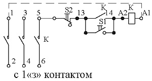 Схема ПМ12-010120 У2 В, 24В, (1з), 