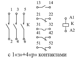 Схема ПМ12-010110 У2 В, 380В, (1з+4р)