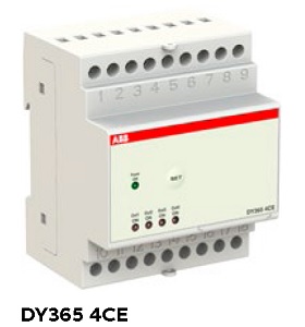 Дополнительный модуль на 4 канала для годового реле времени DY3654CE 