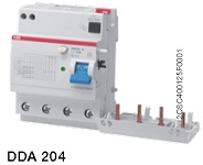 Блок диффиренциального тока четырехмодульный DDA204 B