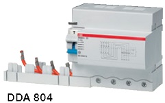 Блок дифференциального тока четырехполюсный DDA804