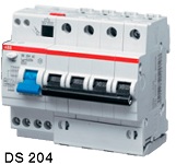 АВДТ автоматический выключатель дифференциального тока шестимодульный DS204