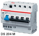 АВДТ автоматический выключатель дифференциального тока шестимодульный DS204 M