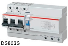 АВДТ автоматический выключатель дифференциального тока трехполюсный DS803S