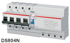 АВДТ автоматический выключатель дифференциального тока четырехполюсный DS804N