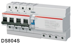 АВДТ автоматический выключатель дифференциального тока четырехполюсный DS804S