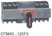 Реверсивный рубильник OTM40F3CMA230V с моторным приводом 3п