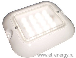 Светодиодный светильник ДБП-9Вт, IP54, 5000К, 900Лм, 36В, молочный рассеиватель, Medusa