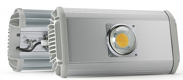 Светильник светодиодный ДСП-100Вт, IP65, 5000К, 10500Лм, линза  2х90°, АТ-ССО-44