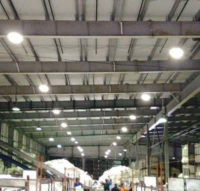 Освещение склада с использованием светильника Webstar 
