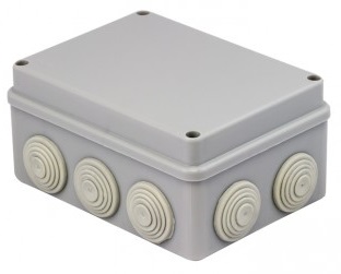 Коробка распаячная КМР-050-042 пылевлагозащитная, 10 мембранных вводов, уплотнительный шнур (190х140х70) EKF PROxima