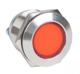 Лампа красная сигнальная S-Pro67 19 мм 230 В EKF PROxima