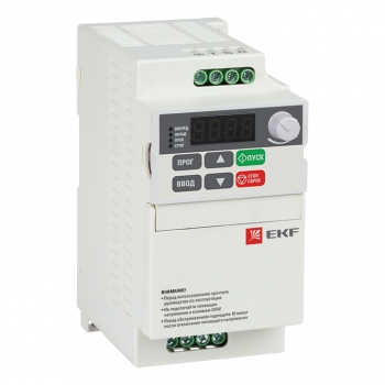 Преобразователь частоты 1,5 кВт 1х230В VECTOR-80 EKF Basic 