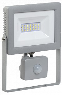 Прожектор светодиодный СДО 07-30Д серый с ДД IP44 IEK