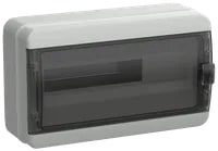 TF5-KP72-N-18-65-K03-K02 Корпус пластиковый КМПн-18 IP65 чёрная прозрачная дверь TEKFOR IEK