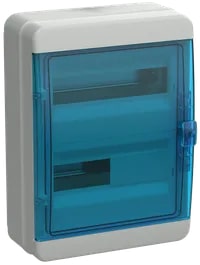 TF5-KP72-N-24-65-K03-K07 Корпус пластиковый КМПн-24 IP65 синяя прозрачная дверь TEKFOR IEK