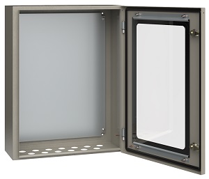 Корпус металлический ЩМП-3-0 У2 IP54 с прозрачной дверцей IEK