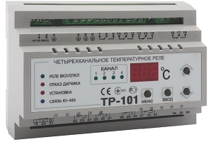Цифровое температурное реле OptiDin TP-101
